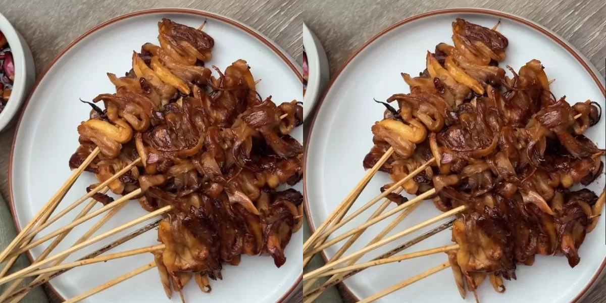Resep sate jamur (IG @martinpraja)