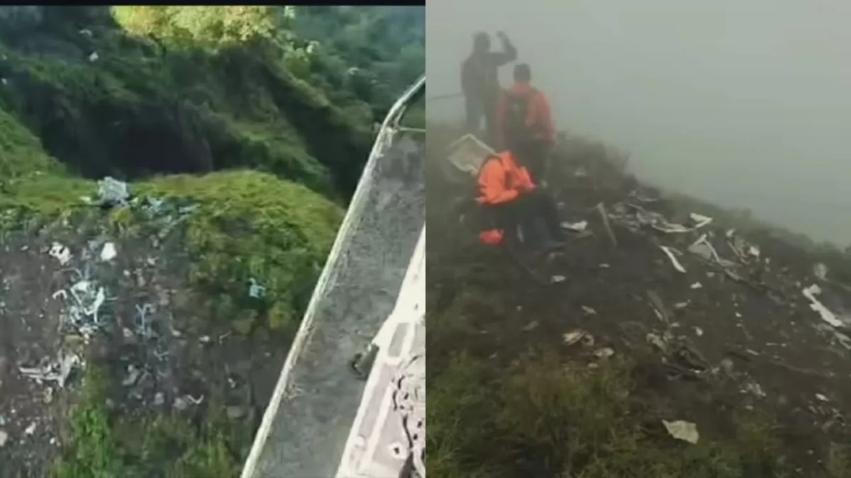 Upaya pencarian dan evakuasi korban pesawat ATR 42-500 di Gunung Bulusaraung, Sulawesi Selatan. (Instagram @kantorsar_makassar)