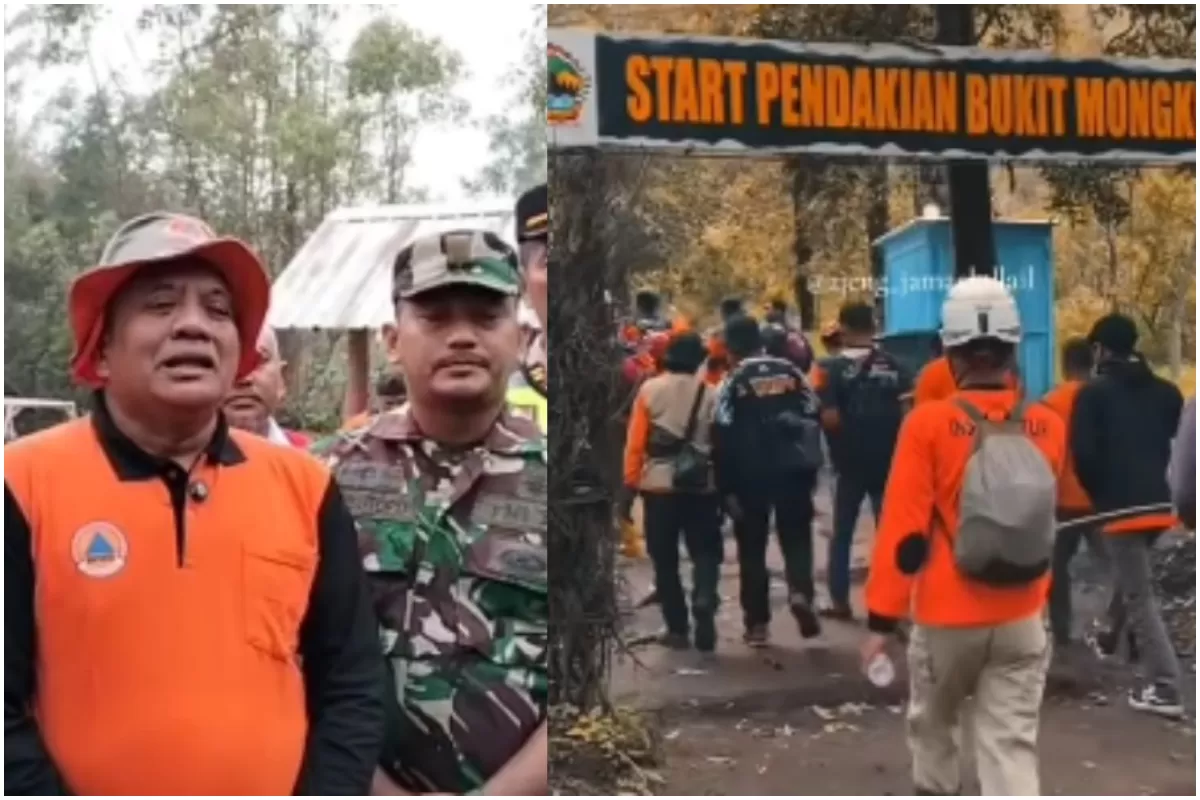 BPBD Kabupaten Karanganyar membeberkan hasil pencarian sementara terkait insiden pendaki yang diduga hilang di Bukit Mongkrang, Tawangmangu. (Instagram.com/@bpbdkaranganyar)