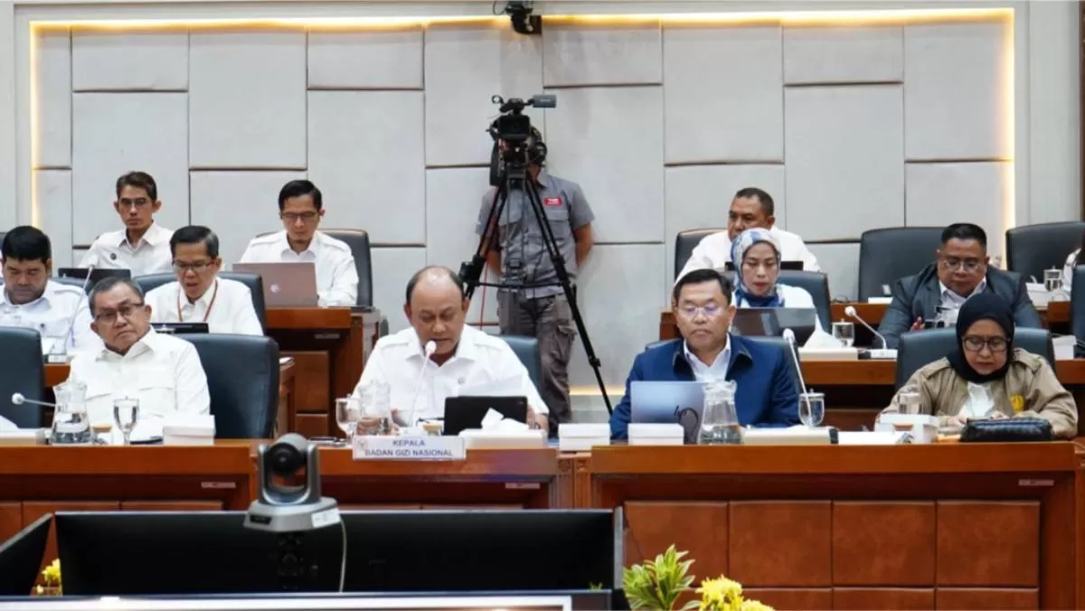 Kepala BGN Dadan Hindayana beberkan anggaran program MBG saat RDP dengan Komisi IX DPR RI (Badan Gizi Nasional)