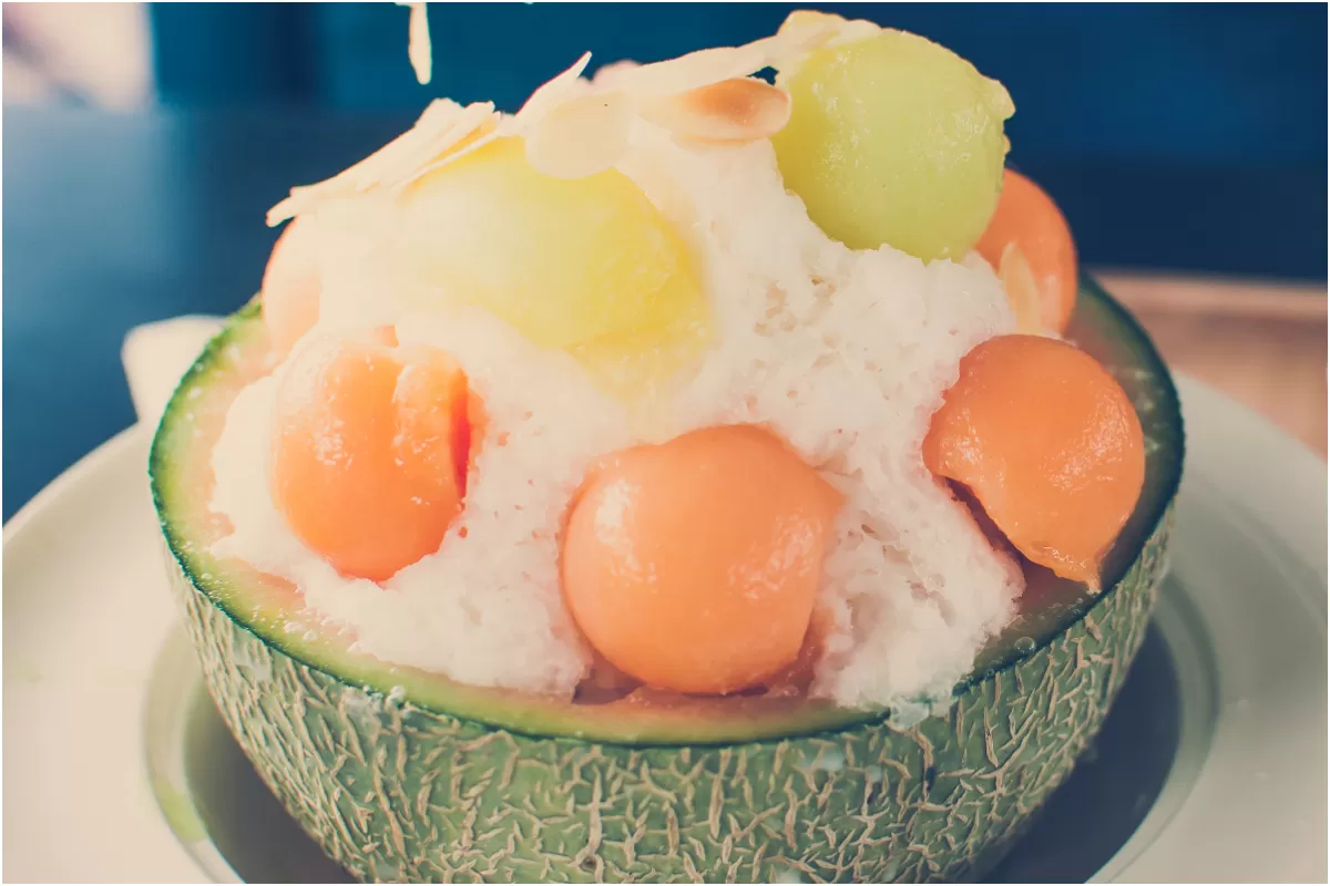 ILUSTRASI - Resep Melon Float (freepik/benzoix)