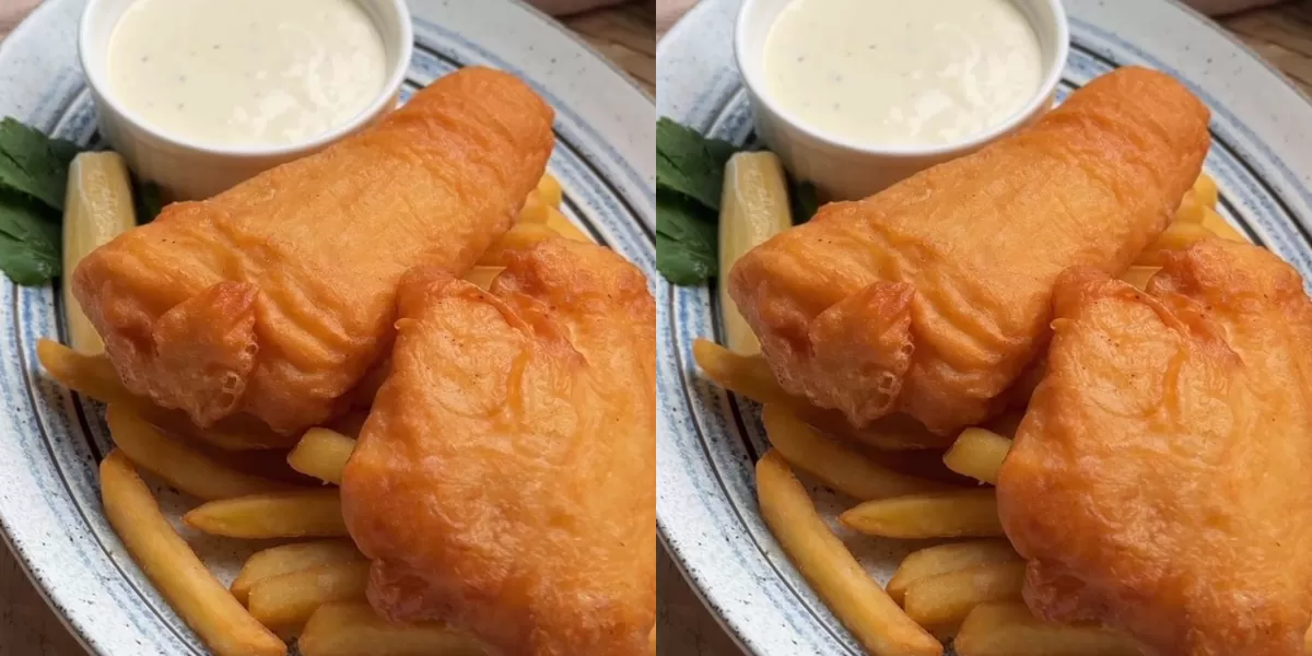 Resep crispy fish and chips (IG @martinpraja)