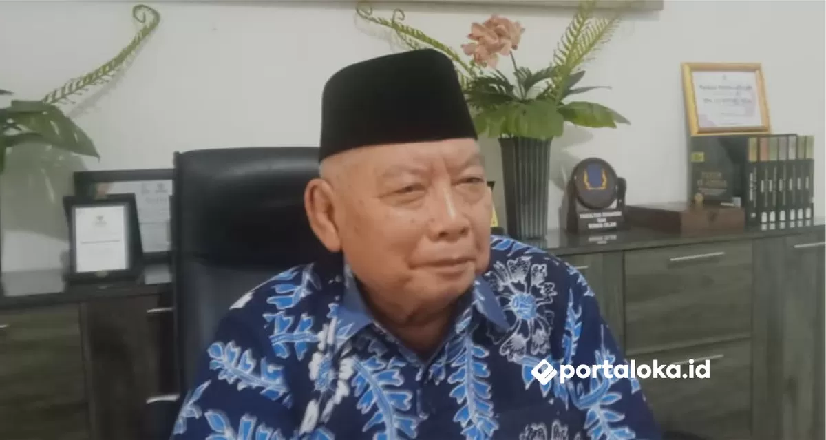 Ketua Baznas Kabupaten Ciamis KH Lili Miftah (Portaloka.id/Bang Sufi)
