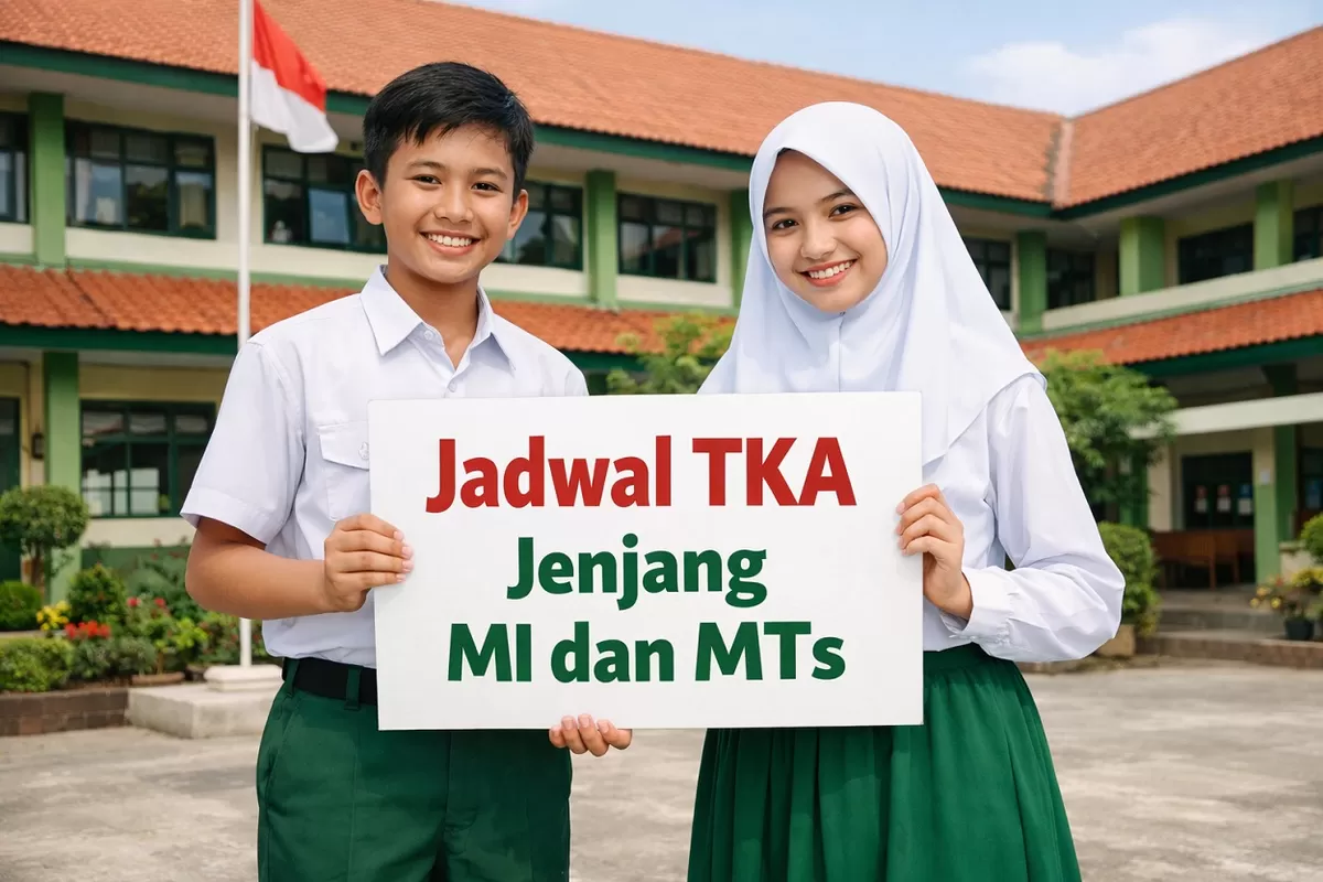 Jadwal TKA 2026 jenjang MI dan MTs (Portaloka.id - ChatGPT)