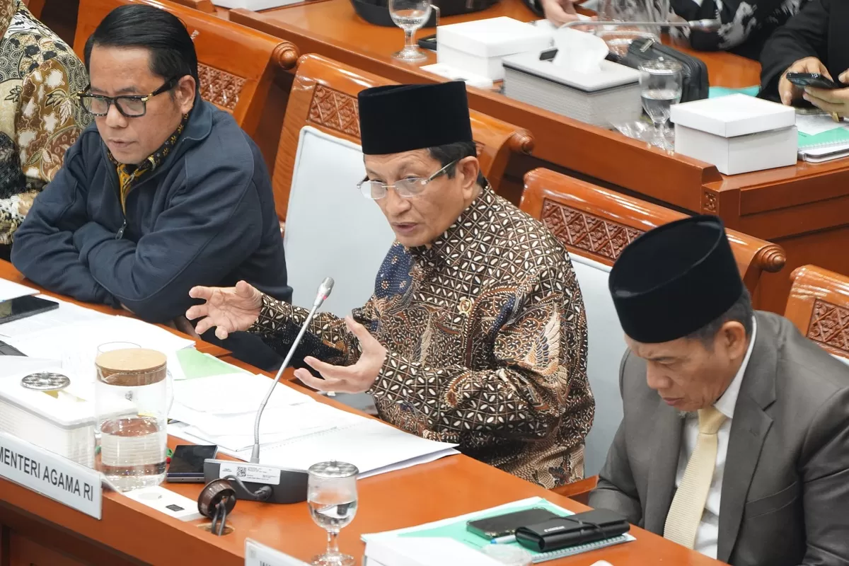 Menteri Agama Nasaruddin Umar paparkan usulan tambahan anggaran Kemenag 2026 (Kemenag )