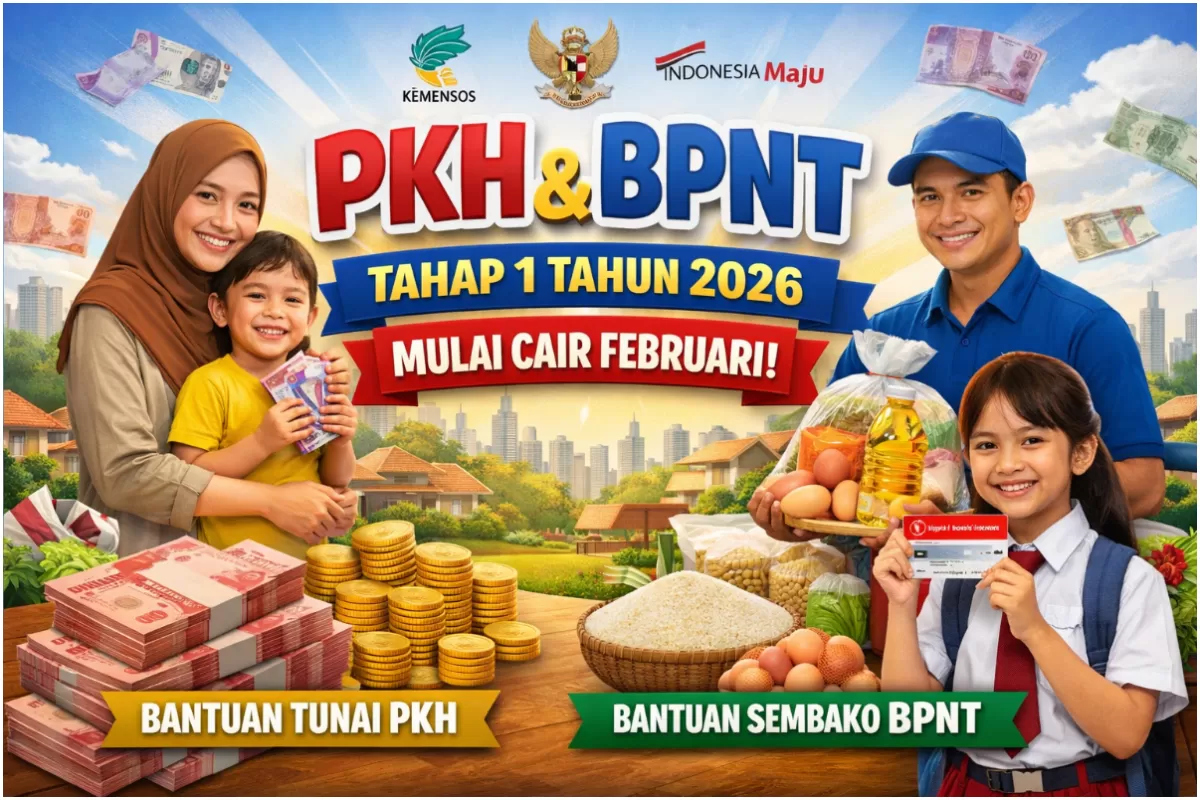 ILUSTRASI - Kementerian Sosial atau Kemensos akan menyalurkan Bantuan Sosial (Bansos) pada Februari 2026. (Foto AI Chat GPT)