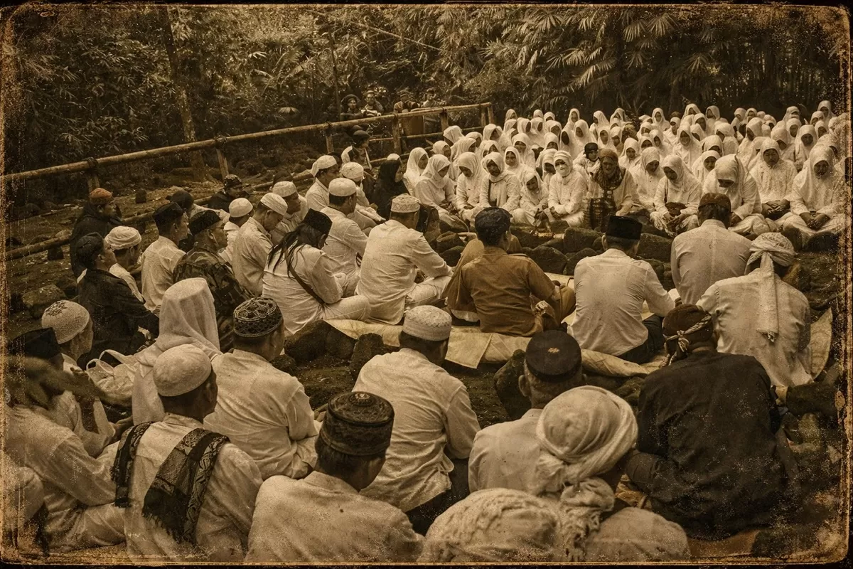Tradisi Nyebuh masyarakat Desa Ciomas, Panjalu, Ciamis jelang Ramadhan (Visit Ciamis)
