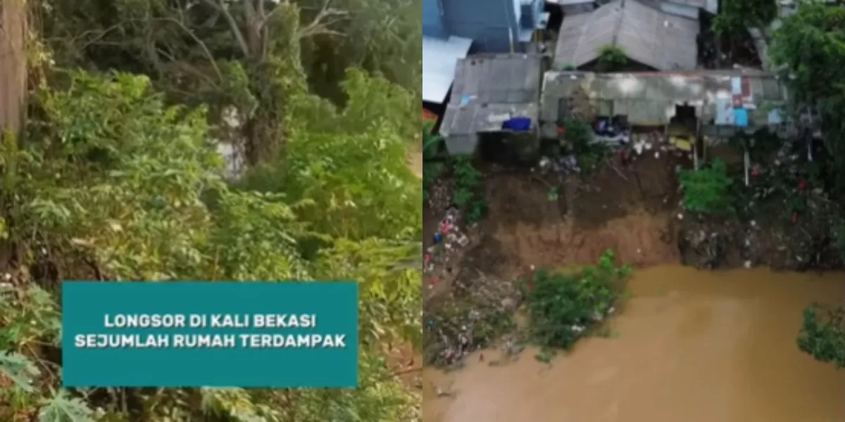 Banjir melanda Bekasi, 6 rumah dilaporkan terdampak (Instagram @infobekasi)