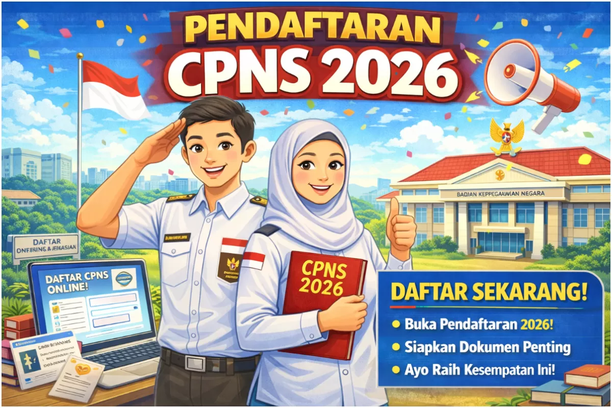 Pendaftaran CPNS 2026 (Foto AI Chat GPT)