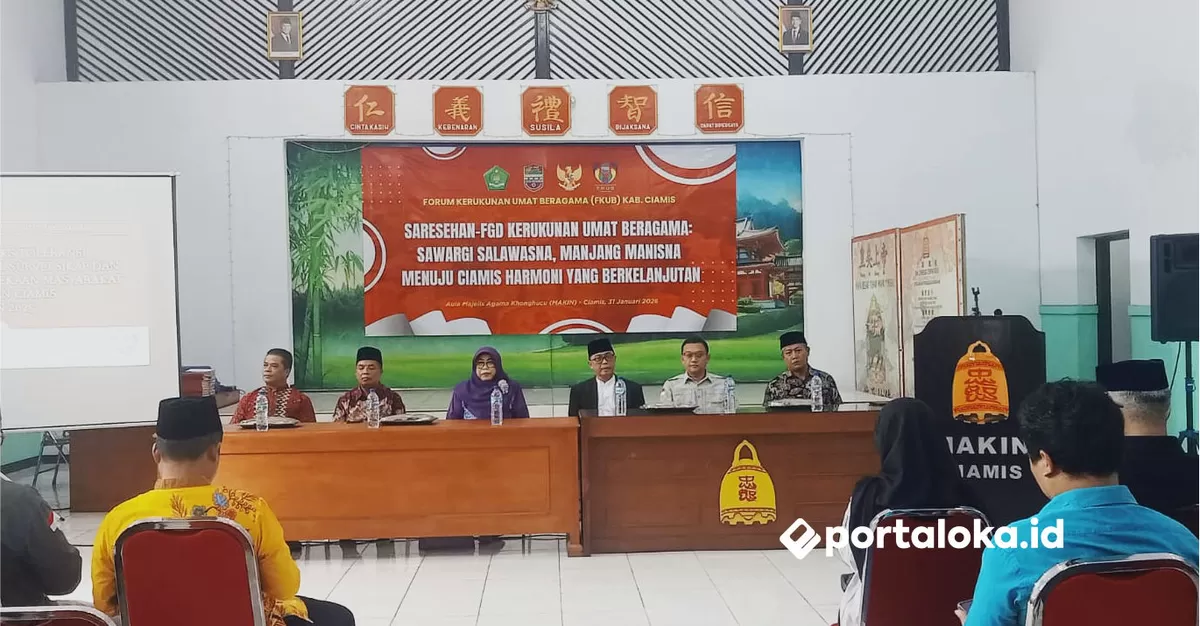 FKUB Kabupaten Ciamis menggelar saresehan yang dihadiri tokoh lintas iman (Portaloka.id/Bang Sufi)