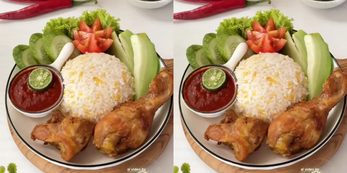 Resep sambal tempong dan ayam goreng kuning (IG @luis_widarto)