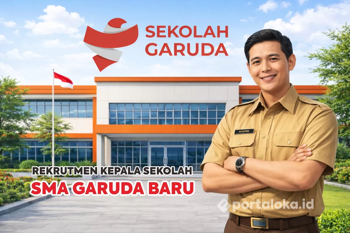 Syarat dan ketentuan serta cara mendaftar rekrutmen kepala sekolah dan wakil kepala sekolah Sekolah Garuda yang sudah resmi dibuka (Portaloka.id - ChatGPT)