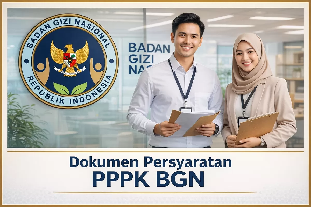 Ilustrasi - Dokumen persyaratan wajib untuk pendaftaran PPPK BGN tahap 3 dan 4 (Portaloka.id)