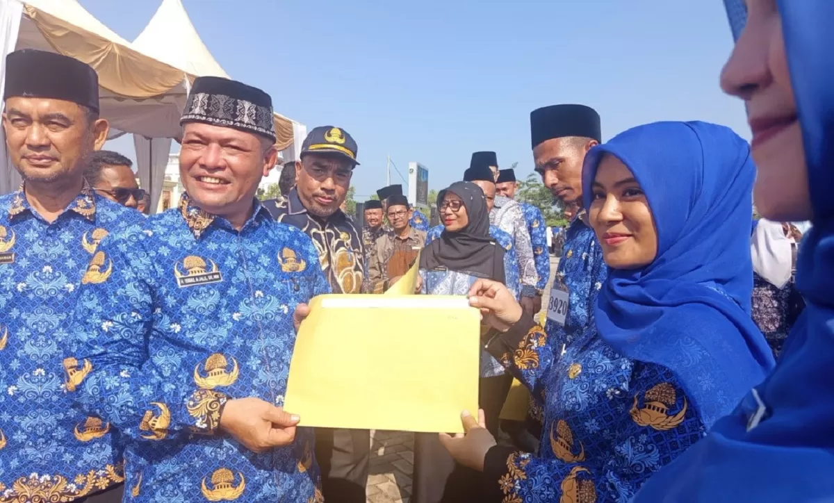 Pelantikan 8.094 PPPK Paruh Waktu Aceh Utara terbesar se-Aceh (BKPSDM Aceh Utara)