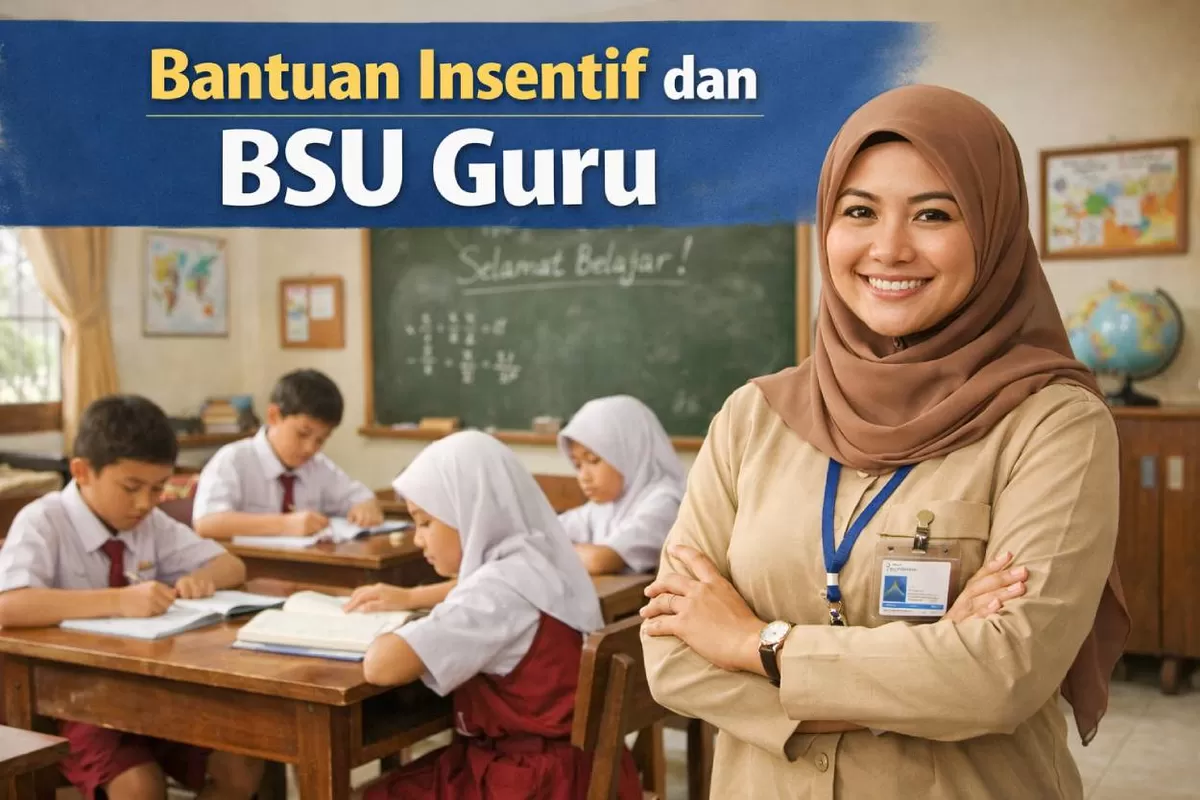 Ilustrasi - Syarat dan ketentuan guru penerima bantuan insentif dan BSU Guru 2026 (Portaloka.id)