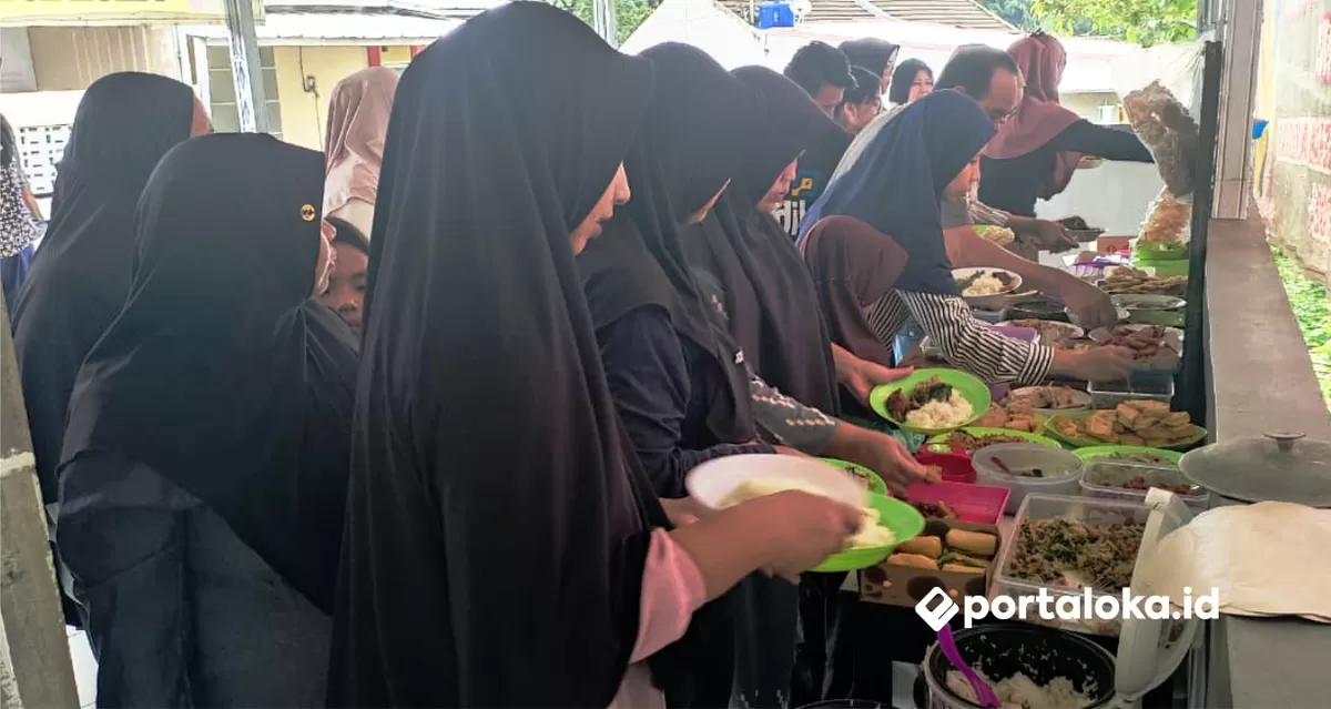 Warga RT01 RW09 Perum Kota Galuh Ciamis munggahan bersama untuk menyambut Ramadhan (Portaloka.id/Arman)