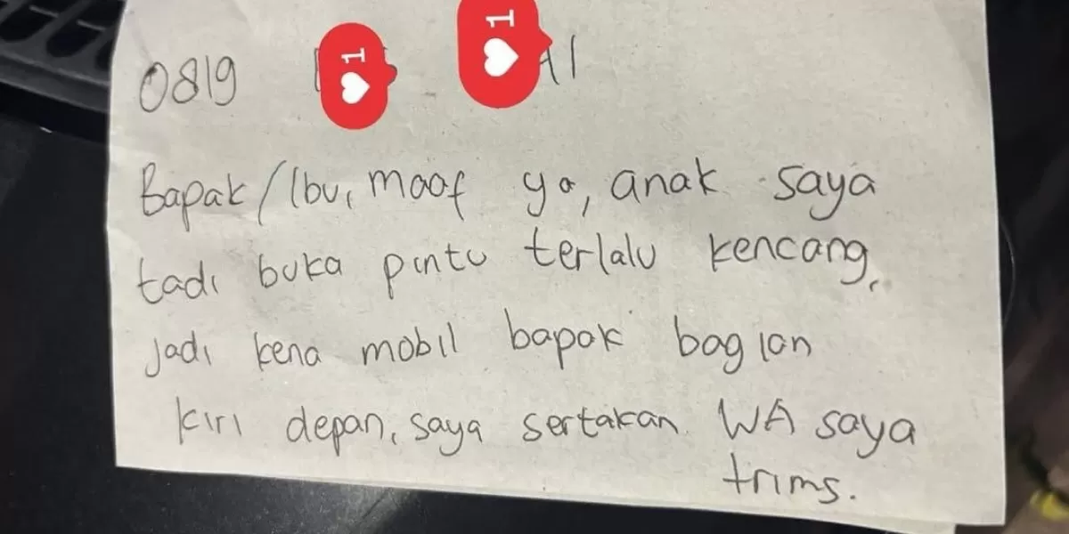 Mengintip insiden viral mobil yang tergores seorang anak di mall hingga berujung damai antara pelaku dan korban.  (Instagram.com/@folkative)