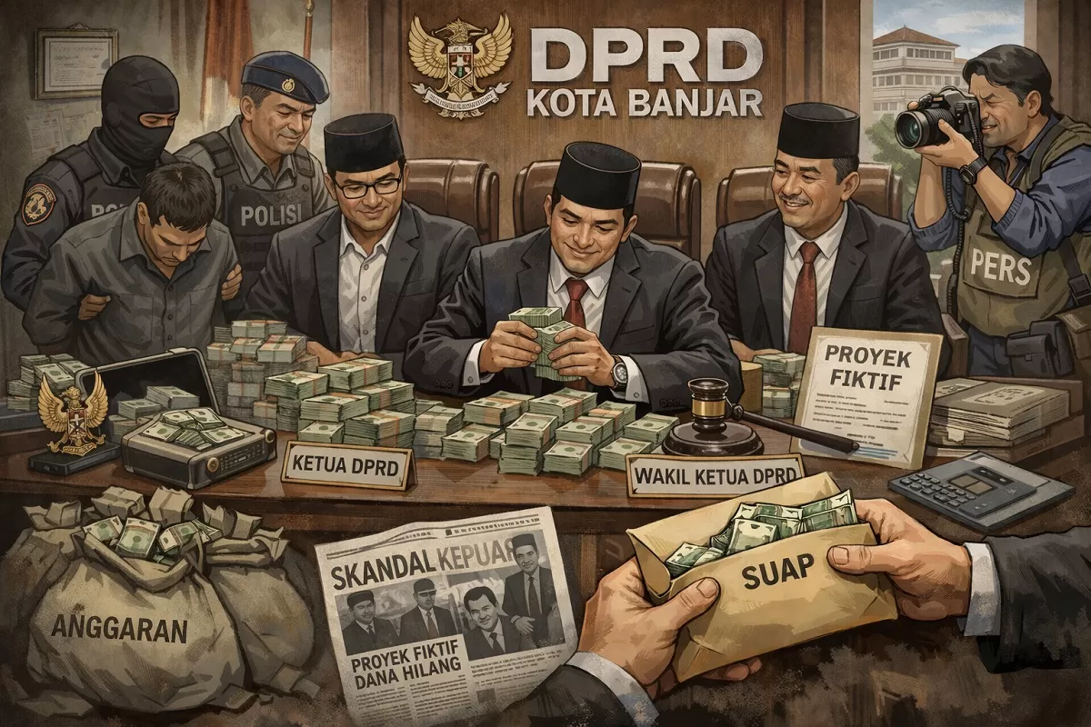 Ilustrasi - Isu dugaan korupsi berjamaah DPRD Kota Banjar (Portaloka.id)