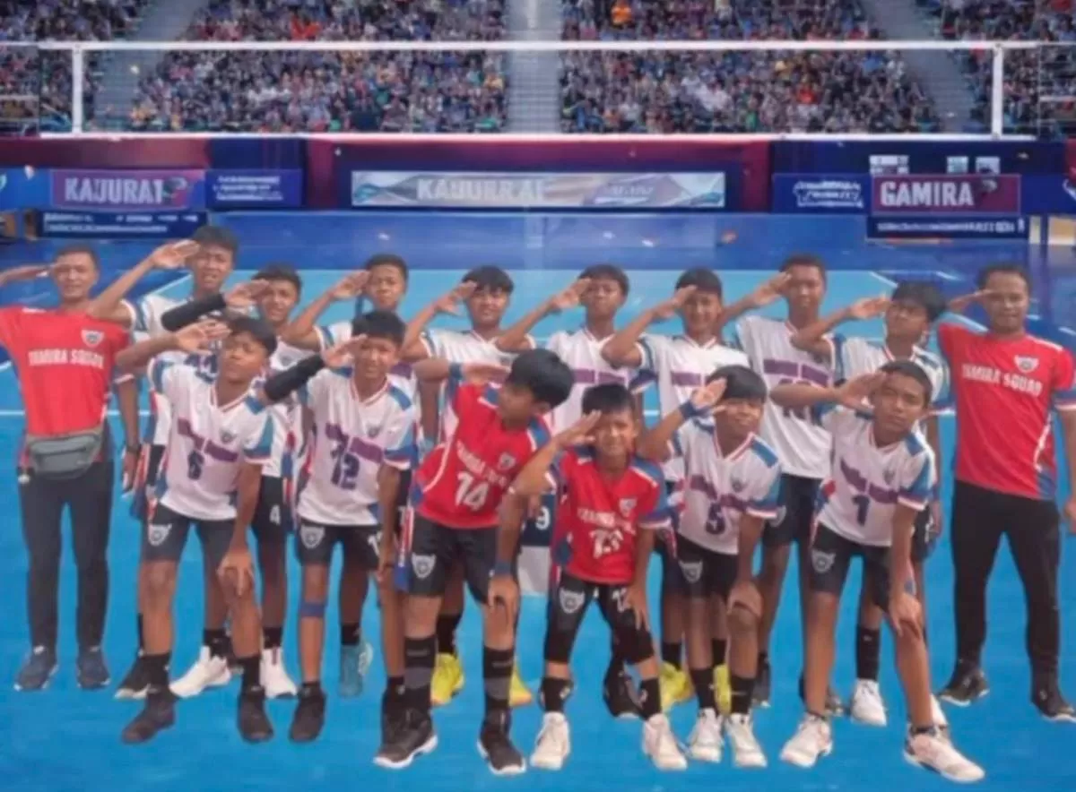Tim Gaspool Volley Ball Academy raih juara 1 Kejurda Voli U-14 Jabar 2026 (Ist)