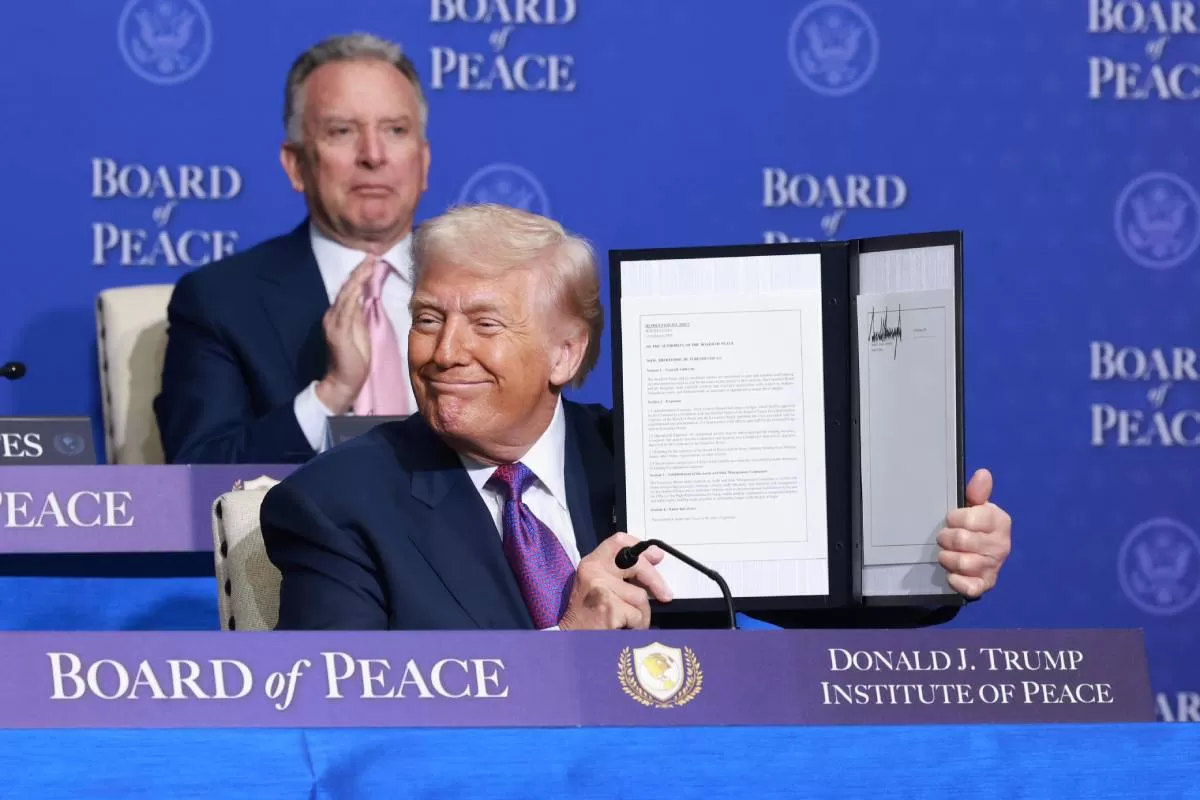 Donald Trump puji Prabowo di Board of Peace (Ist)