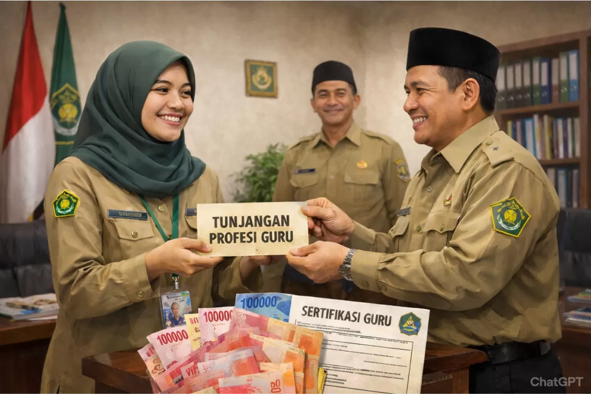 Ilustrasi - Kemenag percepat pencairan TPG bagi guru madrasah (Portaloka.id)