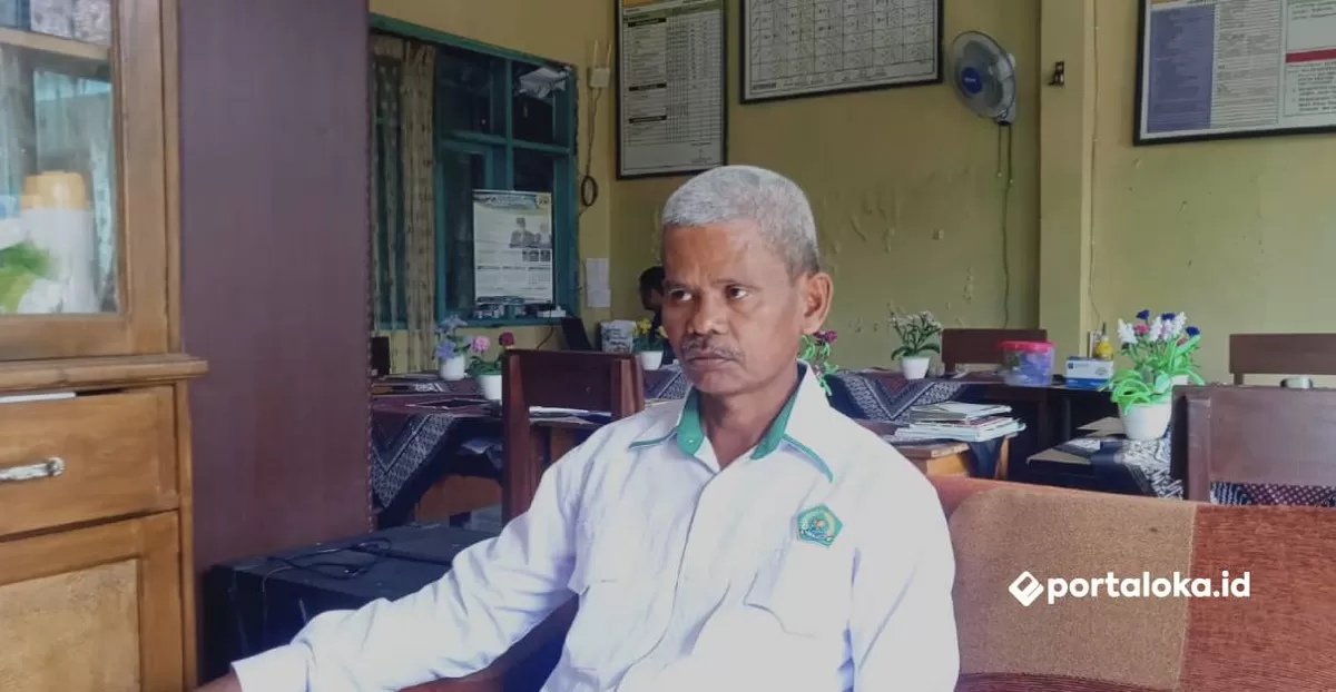 Kepala MIS Sitularang Eba Hermawan, SPd.I (Portaloka.id/Bang Sufi)