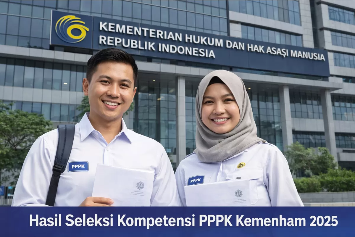Ilustrasi - Daftar nama peserta lulus seleksi kompetensi CAT PPPK KemenHAM 2025 (Portaloka.id)