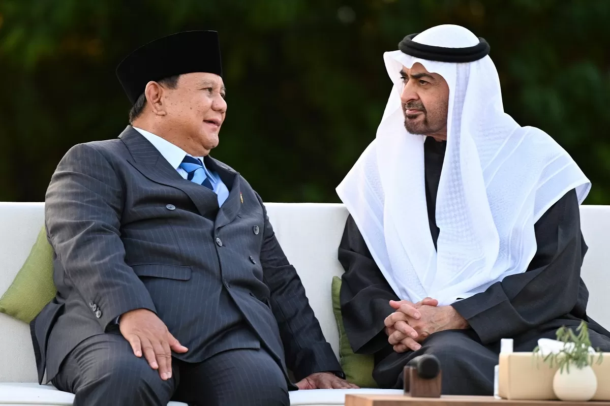 Presiden Prabowo bertemu Presiden MBZ (Ist)
