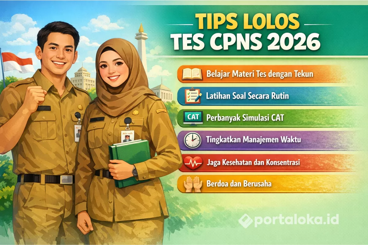 Ilusyrasi - Tips agar lolos tes CPNS 2026 (Portaloka.id)