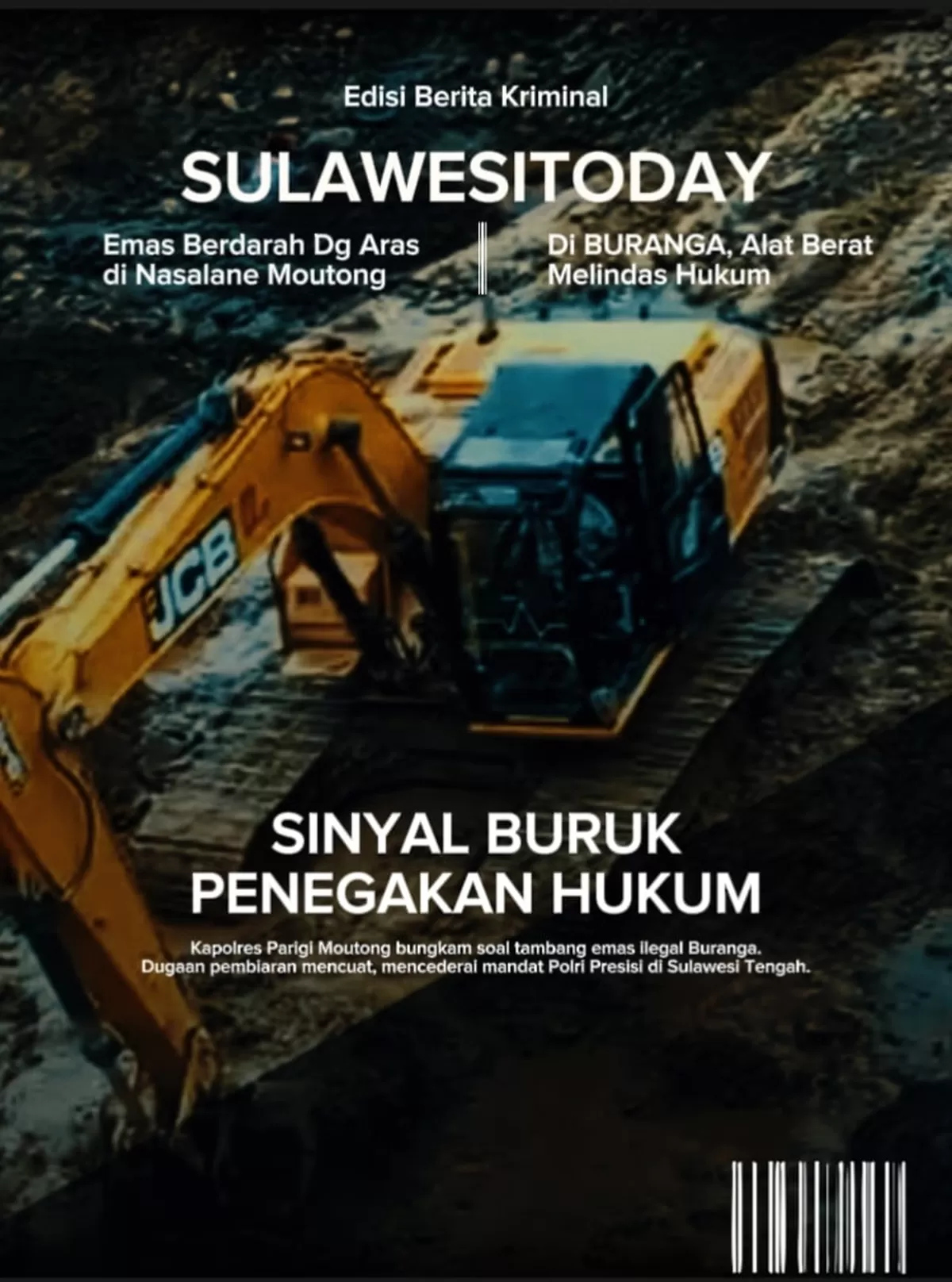 Kapolres Parigi Moutong bungkam soal tambang emas ilegal Buranga. Dugaan pembiaran mencuat, mencederai mandat Polri Presisi di Sulawesi Tengah
