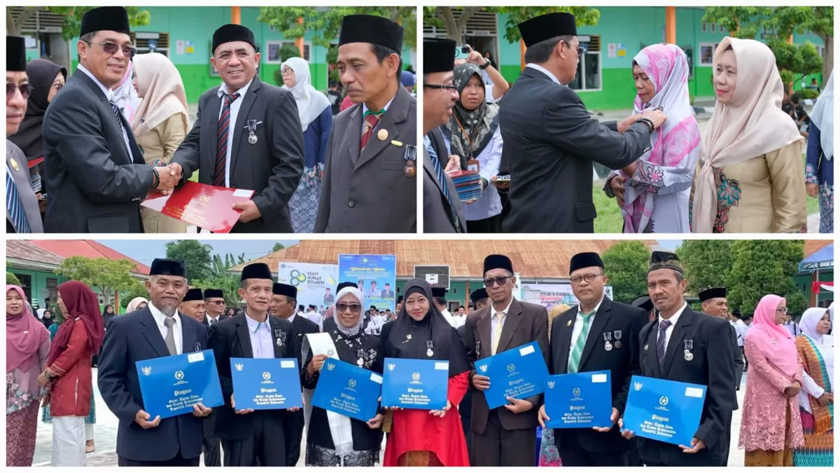 Dua bersaudara ASN Kemenag Parimo raih Satya Lencana Karya Satya 30 tahun. Apresiasi negara atas dedikasi tanpa cacat selama tiga dekade.