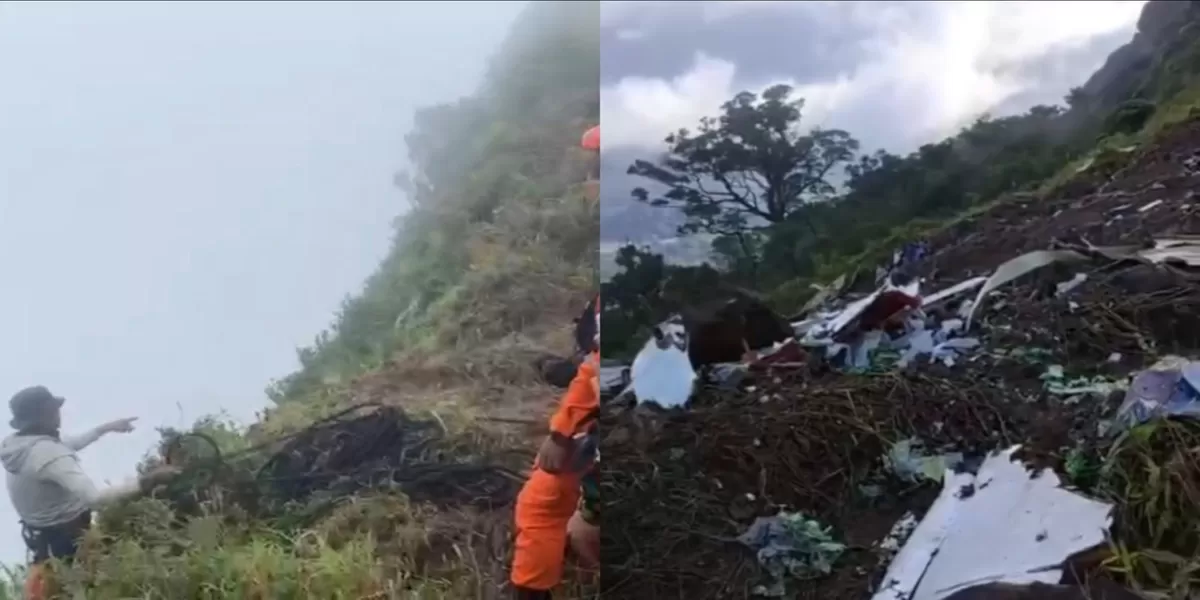 Jenazah korban pesawat ATR 42-500 terjebak di jurang 200 meter. Cuaca buruk dan medan ekstrem hambat evakuasi Tim SAR di Pangkep