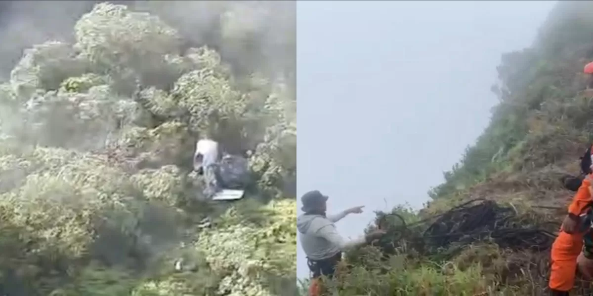 Tim SAR menemukan korban kedua pesawat ATR berjenis kelamin perempuan di kedalaman 500 meter Gunung Bulusaraung dalam kondisi tewas.