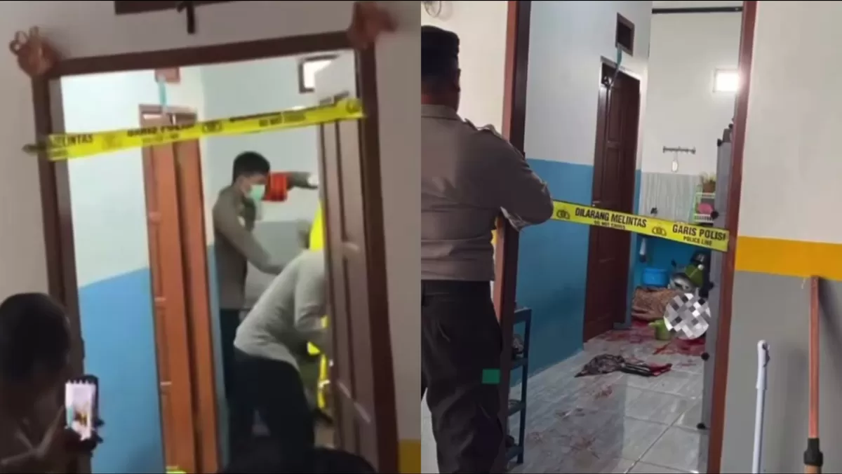 Mahasiswa 19 tahun ditemukan tewas dengan luka tusuk di kos Palu setelah bertengkar dengan kekasih. Polisi amankan pisau sebagai bukti.