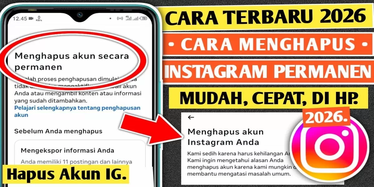 Ingin hapus akun Instagram permanen? Simak panduan terbaru melalui Pusat Akun, mulai dari langkah detail pribadi hingga cara membatalkan penghapusan jika berubah pikiran.