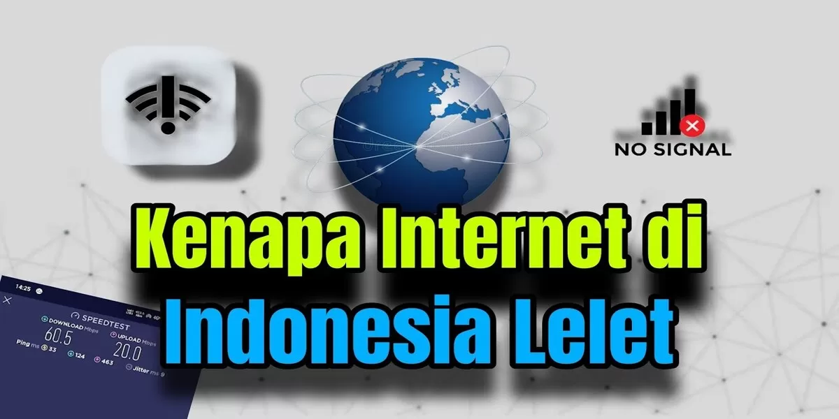 Bedah tuntas alasan internet Indonesia lambat, dari masalah infrastruktur backhaul hingga regulasi. Temukan perbandingan dengan negara tetangga dan dampak bagi ekonomi digital