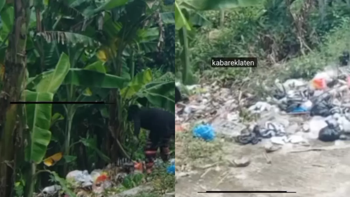Habis kesabaran! Seorang pemilik sawah di Gantiwarno, Klaten nekat buang balik sampah ke jalan raya karena geram sawahnya jadi tempat pembuangan. Bukti nyata viral dulu baru ditindak?
