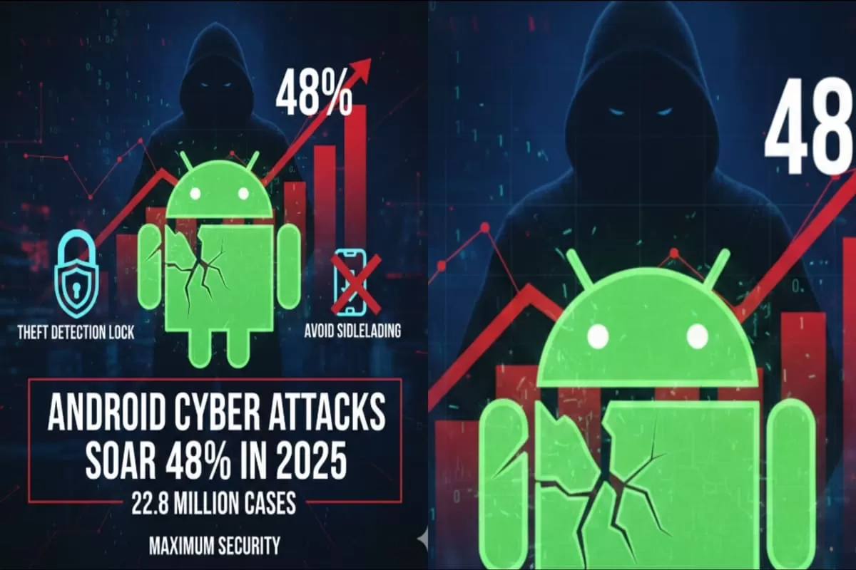 Serangan siber Android melonjak 48% pada 2025 mencapai 22,8 juta kasus. Lindungi HP dengan fitur Theft Detection Lock dan hindari sideloading demi keamanan maksimal
