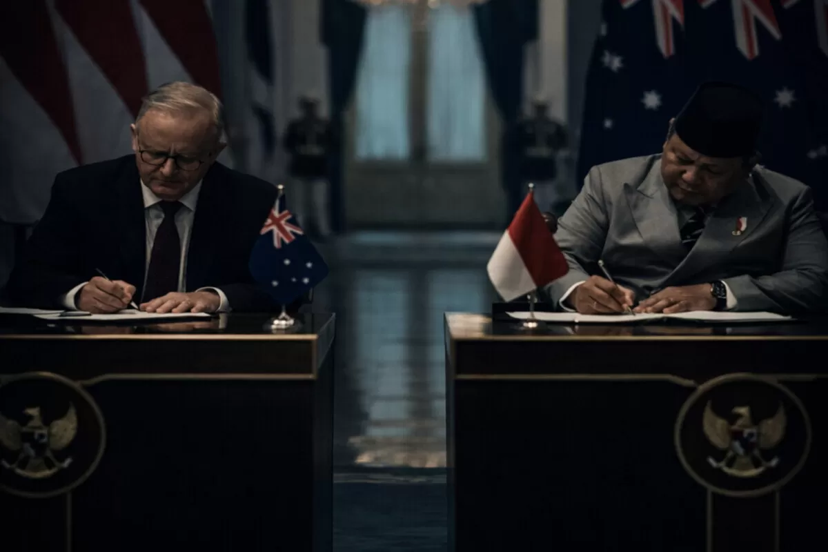 Presiden Prabowo dan PM Albanese resmi menandatangani Treaty on Common Security di Jakarta untuk memperkuat stabilitas kawasan dan kerja sama investasi