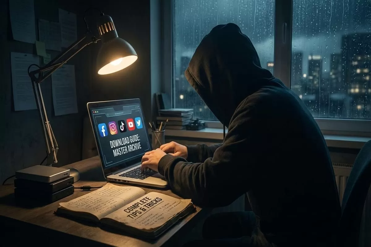 Simpan video favorit dari Facebook, Instagram, TikTok, Twitter, & YouTube ke galeri tanpa aplikasi. Panduan cara download video HD tanpa watermark terbaru 2026.