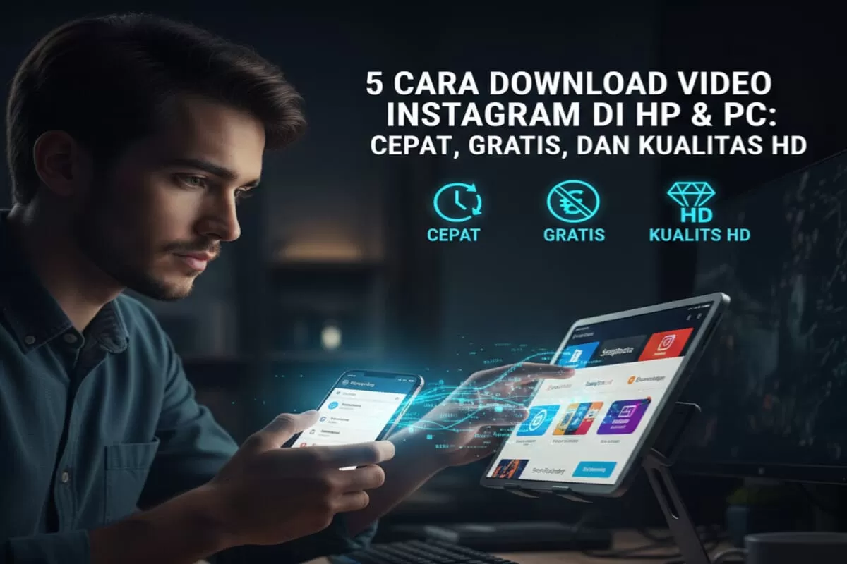 Ingin simpan Reels atau Video IG ke galeri? Ini panduan cara download video Instagram tanpa aplikasi maupun dengan bantuan pihak ketiga. 100% Berhasil dan HD!