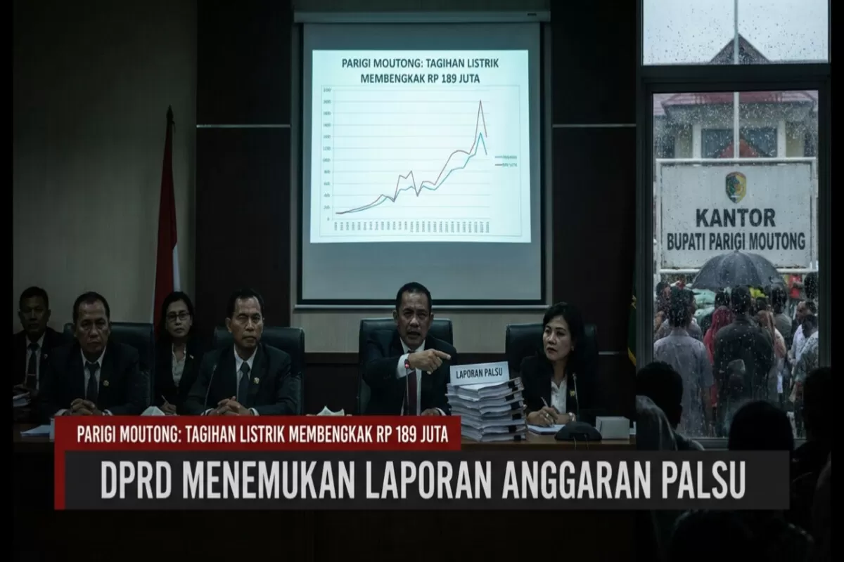 Pansus DPRD Parigi Moutong bongkar temuan anggaran fiktif di sejumlah OPD. Rusno Tanriono soroti tagihan listrik Rp189 juta dan ingatkan risiko pidana korupsi.