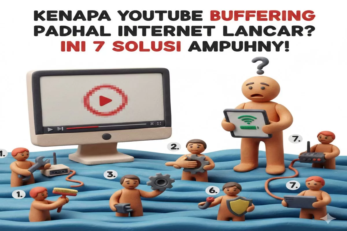Internet kencang tapi YouTube macet? Bongkar rahasia ilusi speed test & solusi ampuh ganti DNS hingga hapus cache agar streaming lancar jaya kembali!
