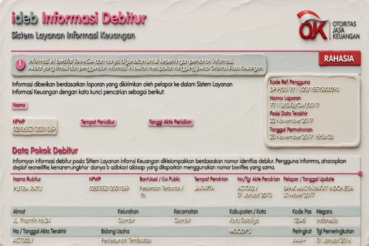 Panduan membersihkan nama di SLIK OJK, cara cek skor kredit secara mandiri, serta solusi agar pengajuan KPR dan lamaran kerja kembali lancar