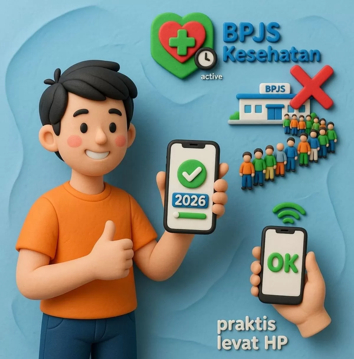 BPJS nonaktif saat genting? Cek status aktif 2026 lewat WA, Mobile JKN, & SMS. Simak cara mudah reaktivasi agar layanan kesehatan tetap terjamin!