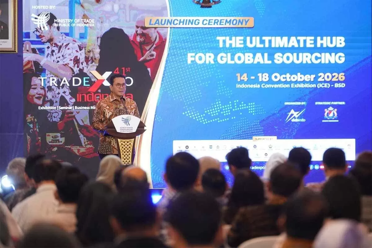 Mendag Budi Santoso targetkan transaksi USD 17,5 Miliar di TEI 2026. Siapkan strategi terintegrasi & fasilitas hotel gratis bagi buyer internasional.