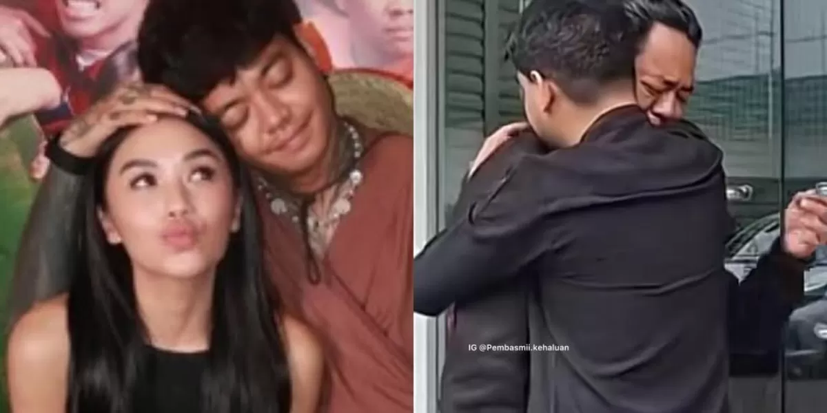 Potret Mengintip kisah asmara pasangan artis, Lula Lahfah dan Reza Arap yang viral di medsos.  (Foto Instagram.com/@pembasmii.kehaluan)