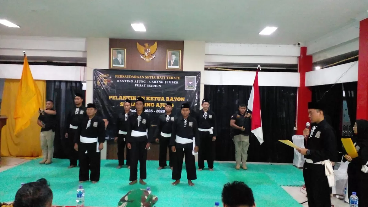 PSHT Ranting Ajung Resmi Tetapkan Ketua Rayon Periode 2025&ndash;2028. Foto istimewa Pandhalungan 