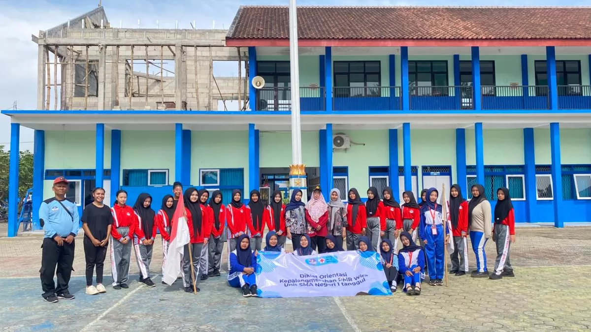 SMA Negeri 1 Tanggul gelar Diklat Orientasi sekaligus Pergantian Pengurus PMR Wira. Foto istimewa Pandhalungan.com