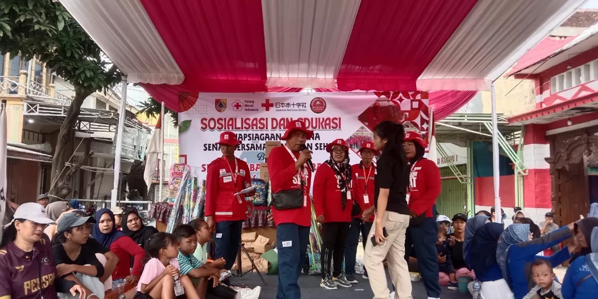 PMI Jember gelar sosialisasi di desa Puger wetan. Foto istimewa Pandhalungan.com